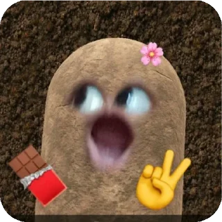🥔 emoji Kero's Potato 🥔 Telegram sticker 8 of 57
