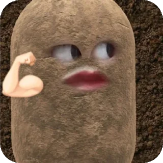 🥔 emoji Kero's Potato 🥔 Telegram sticker 11 of 57