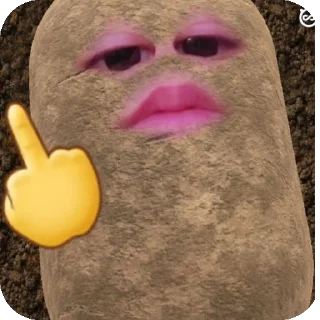 🥔 emoji Kero's Potato 🥔 Telegram sticker 15 of 57
