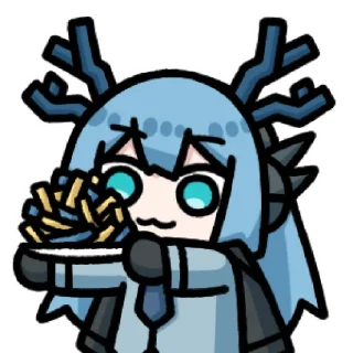 🍟 emoji 幽娴龙 @zhaxia_cn Telegram sticker 17 of 47