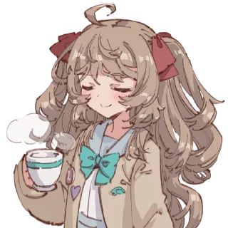 ☕️ emoji Neuro-sama by Rune @SomeACG Telegram sticker 20 of 50