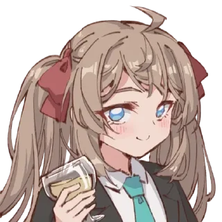 🍷 emoji Neuro-sama by Rune @SomeACG Telegram sticker 21 of 50