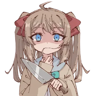 🔪 emoji Neuro-sama by Rune @SomeACG Telegram sticker 24 of 50