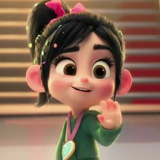 Sticker from vanellope @hctecards
