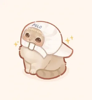 Sticker from Cutie Cat- Miyamura