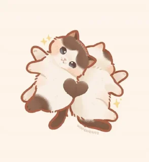 Sticker from Cutie Cat- Miyamura