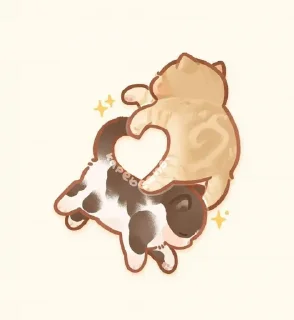 ❤️ emoji Cutie Cat- Miyamura Telegram sticker 5 of 68