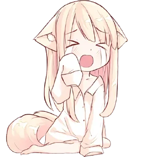 😭 emoji 哭哭 Telegram sticker 22 of 24