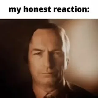 Sticker from Honest Reaction @ManasTheKing
