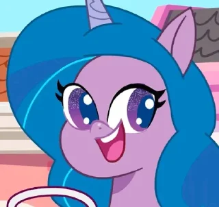 😃 emoji 🦄IZZY_FACE🦄@my_pony_little Telegram sticker 15 of 74