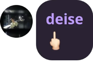 🖕 emoji jeno's gf Telegram sticker 4 of 37