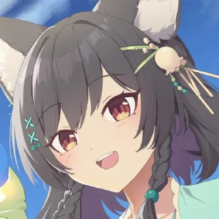🐺 emoji 李李鈴蘭 / Linglan Lily Telegram sticker 5 of 115