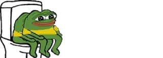 🚽 emoji Pepe @trystickers Telegram sticker 15 of 37