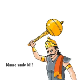 Sticker from Duryodhan ka hak h bs