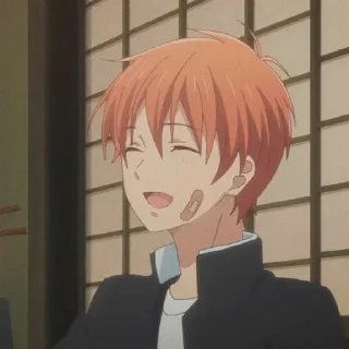 😊 emoji Kyo Sohma Telegram sticker 8 of 117