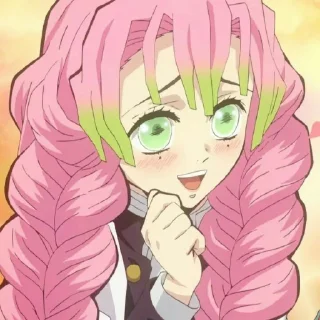 🎀 emoji Mitsuri kanroji Telegram sticker 22 of 29