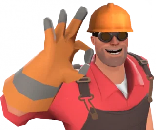 Sticker from Team Fortress