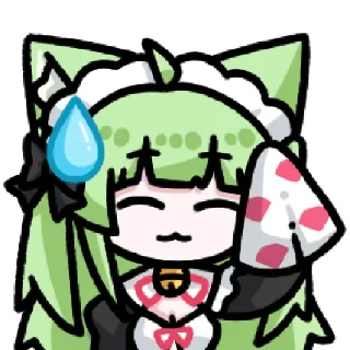 🎭 emoji 蓝雪喵 @zhaxia_cn Telegram sticker 7 of 16