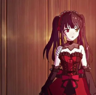 ❤️ emoji Kurumi Tokisaki @AnimStick Telegram sticker 14 of 45