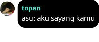 Sticker from topan iku varel