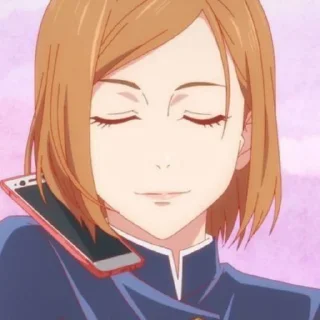 😌 emoji kugisaki nobara - @auxiliacrstn Telegram sticker 5 of 45