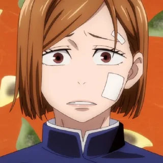 😱 emoji kugisaki nobara - @auxiliacrstn Telegram sticker 14 of 45