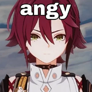 🖇 emoji (ꐦ • ᷄ࡇ • ᷅) Telegram sticker 7 of 37