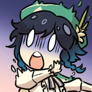 😱 emoji Genshin Telegram sticker 22 of 22