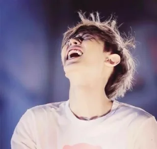 😂 emoji Chanyeol Laughs @editorsagaz Telegram sticker 11 of 22