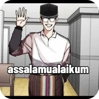 Sticker from webtoon meme