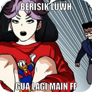 Sticker from webtoon meme