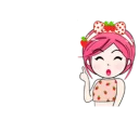 🙎 emoji strawberry lady Telegram sticker 16 of 40
