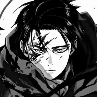 ⚔ emoji Levi ackerman Telegram sticker 8 of 30