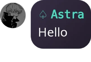Sticker from Astra's