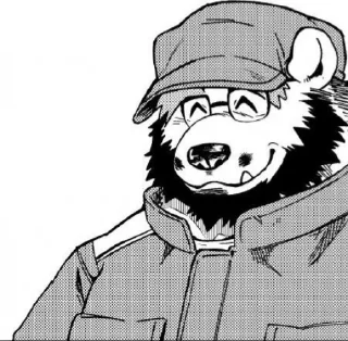 😊 emoji 熊虎先生 Telegram sticker 15 of 110