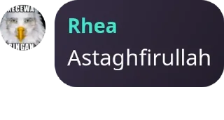 Sticker from rhea mc