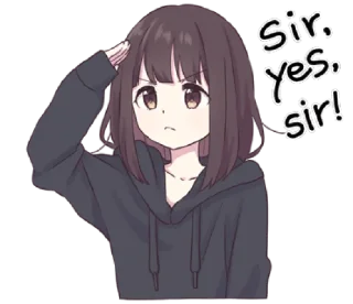 👍 emoji Menhera-chan. EN @waesticker Telegram sticker 8 of 41