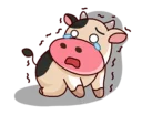😖 emoji Momo Cow 3 Telegram sticker 12 of 19