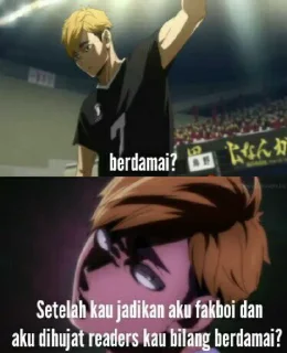 Sticker from Meme anime indo