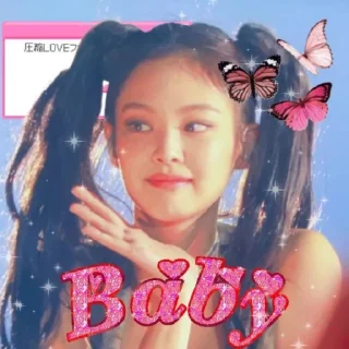 🍓 emoji Jennie cute Telegram sticker 5 of 22