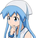 🤔 emoji Arch Ikamusume Telegram sticker 8 of 13