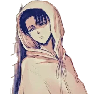 ⚔ emoji Levi Ackerman By @LiuAlvinas Telegram sticker 11 of 20
