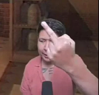 🖕 emoji yera bocil windah Telegram sticker 13 of 35