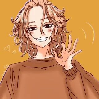 🤙 emoji Sano manjiro Telegram sticker 10 of 11