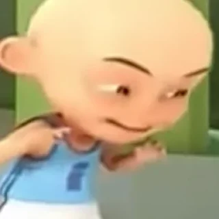 😜 emoji upin ipin nie bg Telegram sticker 19 of 26