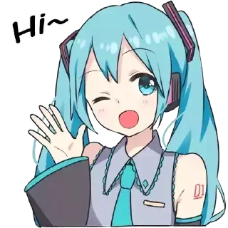 🎻 emoji Cutie miku🦢🎻 Telegram sticker 12 of 120