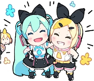 🎻 emoji Sekai cute chibi 🎻🦢❤️ Telegram sticker 15 of 120