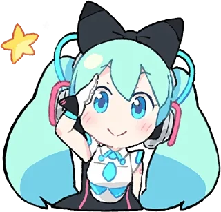 🎻 emoji Sekai cute chibi 🎻🦢❤️ Telegram sticker 22 of 120
