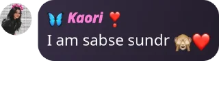 🥰 emoji Kaori Telegram sticker 7 of 50