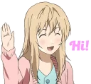 ✋ emoji Kaori Miyazono by @rian95 Telegram sticker 7 of 120